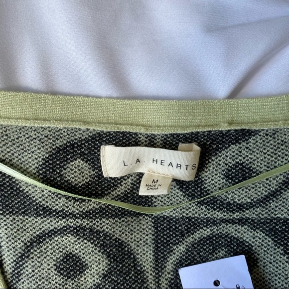 NWT Pacsun/LA Hearts Knit Yin Yang Button Up - Picture 5 of 5